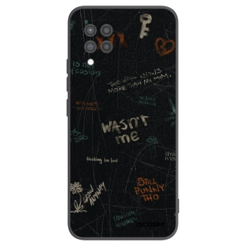 Picasee crna silikonska maskica za Samsung Galaxy A42 A426B - CONFESSION