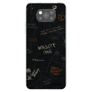 Picasee crna silikonska maskica za Xiaomi Poco X3 Pro - CONFESSION