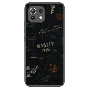 Picasee crna silikonska maskica za Xiaomi Mi 11 Lite - CONFESSION