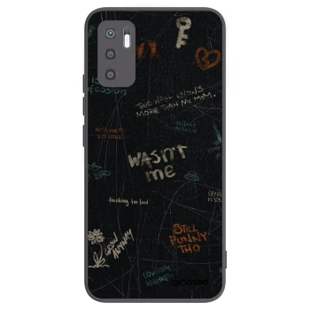 Picasee crna silikonska maskica za Xiaomi Redmi Note 10 5G - CONFESSION