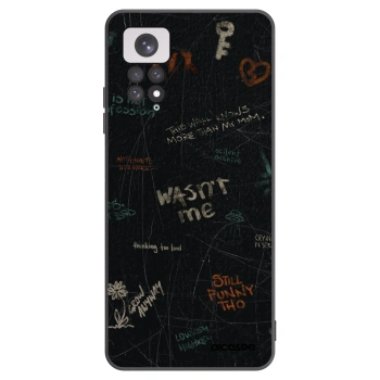 Picasee crna silikonska maskica za Xiaomi Redmi Note 11 - CONFESSION