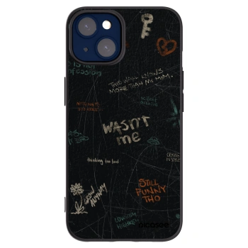 Picasee crna silikonska maskica za Apple iPhone 14 - CONFESSION