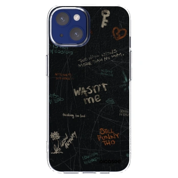 Picasee silikonska prozirna maskica za Apple iPhone 14 - CONFESSION