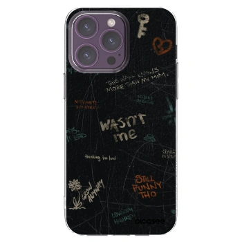 Picasee silikonska prozirna maskica za Apple iPhone 14 Pro Max - CONFESSION