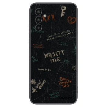 Picasee crna silikonska maskica za Samsung Galaxy M13 M135F - CONFESSION