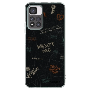 Picasee silikonska prozirna maskica za Xiaomi Redmi Note 11 Pro+ 5G - CONFESSION