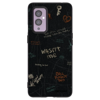 Picasee crna silikonska maskica za OnePlus 9 - CONFESSION