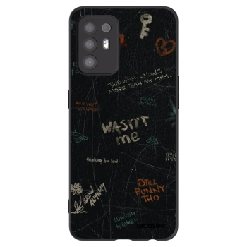 Picasee crna silikonska maskica za OPPO A94 5G - CONFESSION