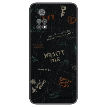 Picasee crna silikonska maskica za Xiaomi Poco M4 Pro - CONFESSION