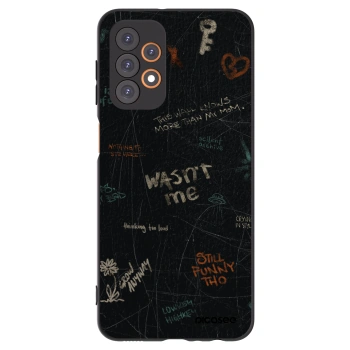 Picasee crna silikonska maskica za Samsung Galaxy A23 A235F 4G - CONFESSION