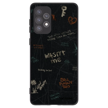Picasee crna silikonska maskica za Samsung Galaxy A73 5G - CONFESSION