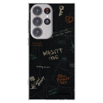 Picasee silikonska prozirna maskica za Samsung Galaxy S23 Ultra 5G - CONFESSION