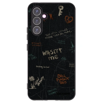 Picasee crna silikonska maskica za Samsung Galaxy A54 5G A546B - CONFESSION