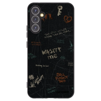 Picasee crna silikonska maskica za Samsung Galaxy A34 5G A346B - CONFESSION