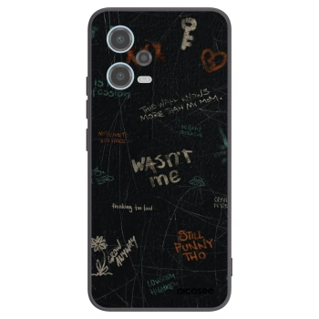 Picasee crna silikonska maskica za Xiaomi Redmi Note 12 5G - CONFESSION