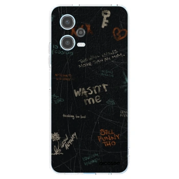 Picasee silikonska prozirna maskica za Xiaomi Redmi Note 12 5G - CONFESSION