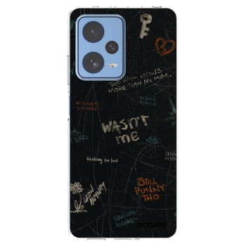 Picasee silikonska prozirna maskica za Xiaomi Redmi Note 12 Pro 5G - CONFESSION