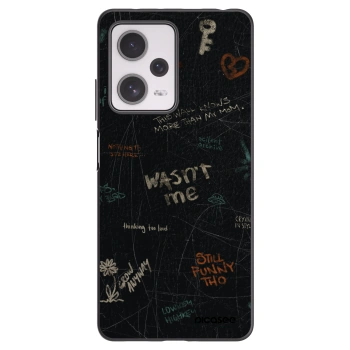Picasee crna silikonska maskica za Xiaomi Redmi Note 12 Pro+ 5G - CONFESSION