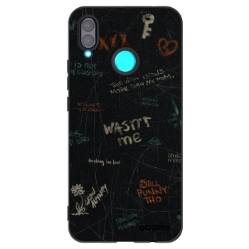 Picasee crna silikonska maskica za Huawei Nova 3 - CONFESSION
