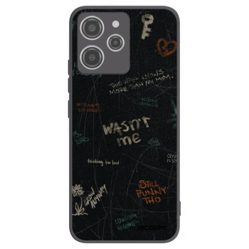 Picasee crna silikonska maskica za Xiaomi Redmi 12 4G - CONFESSION