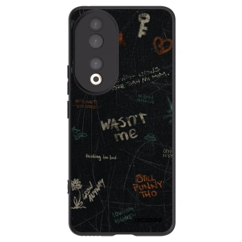 Picasee crna silikonska maskica za Honor 90 5G - CONFESSION
