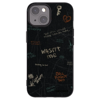 Picasee crna silikonska maskica za Apple iPhone 15 - CONFESSION