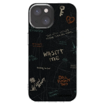 Picasee silikonska prozirna maskica za Apple iPhone 15 - CONFESSION