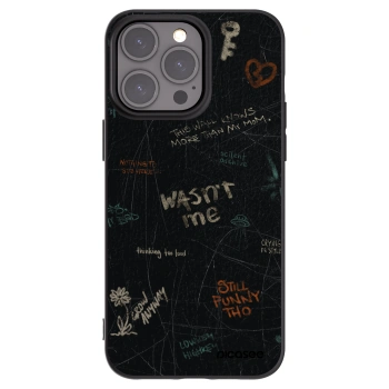 Picasee crna silikonska maskica za Apple iPhone 15 Pro Max - CONFESSION