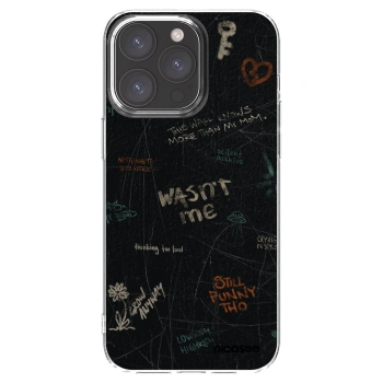 Picasee silikonska prozirna maskica za Apple iPhone 15 Pro Max - CONFESSION