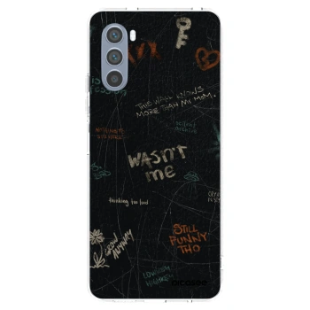 Picasee silikonska prozirna maskica za Motorola Moto G62 - CONFESSION