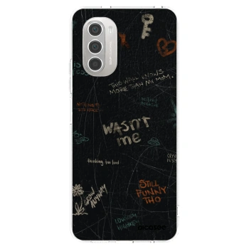 Picasee silikonska prozirna maskica za Motorola Moto G51 - CONFESSION