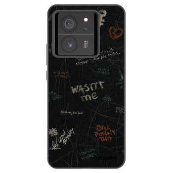Picasee crna silikonska maskica za Xiaomi 13T Pro - CONFESSION