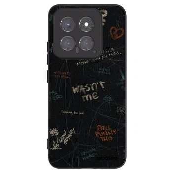 Picasee crna silikonska maskica za Xiaomi 14 - CONFESSION