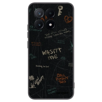 Picasee crna silikonska maskica za Xiaomi Poco X6 Pro - CONFESSION