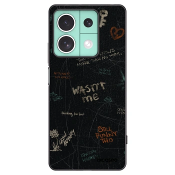 Picasee crna silikonska maskica za Xiaomi Redmi Note 13 5G - CONFESSION