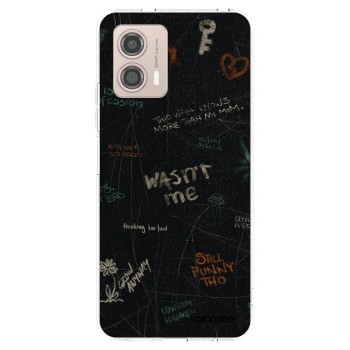 Picasee silikonska prozirna maskica za Motorola Moto G53 5G - CONFESSION