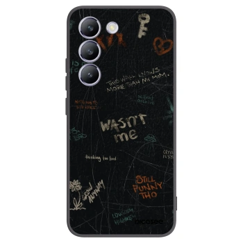 Picasee crna silikonska maskica za Vivo V40 SE 5G - CONFESSION