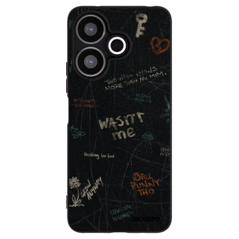 Picasee crna silikonska maskica za Xiaomi Redmi 13 4G - CONFESSION