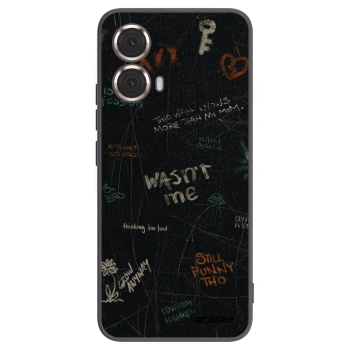 Picasee crna silikonska maskica za Motorola Moto G85 - CONFESSION
