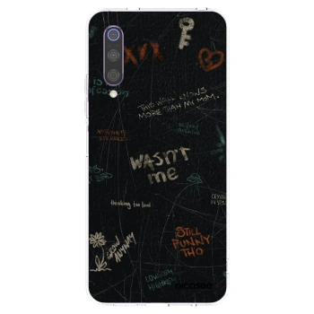 Picasee silikonska prozirna maskica za Xiaomi Mi 9 - CONFESSION