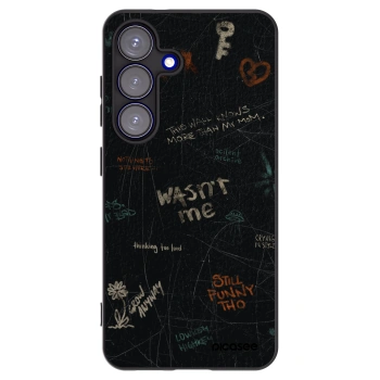 Picasee crna silikonska maskica za Samsung Galaxy S25 5G - CONFESSION