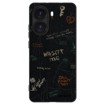 Picasee crna silikonska maskica za Xiaomi Poco X7 Pro 5G - CONFESSION