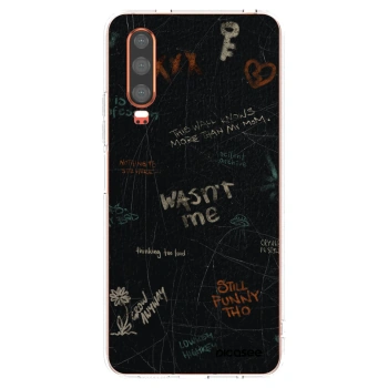 Picasee silikonska prozirna maskica za Huawei P30 - CONFESSION