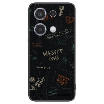 Picasee crna silikonska maskica za Xiaomi Redmi Note 14S - CONFESSION