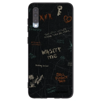 Picasee crna silikonska maskica za Samsung Galaxy A70 A705F - CONFESSION