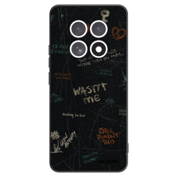Picasee crna silikonska maskica za Xiaomi Redmi Note 15 - CONFESSION