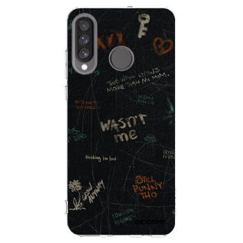 Picasee silikonska prozirna maskica za Huawei P30 Lite - CONFESSION