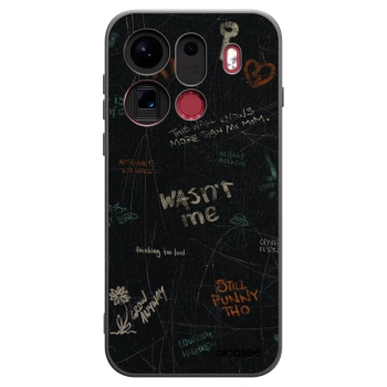 Picasee crna silikonska maskica za OPPO Find X9 Pro - CONFESSION