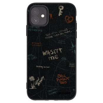 Picasee crna silikonska maskica za Apple iPhone 11 - CONFESSION