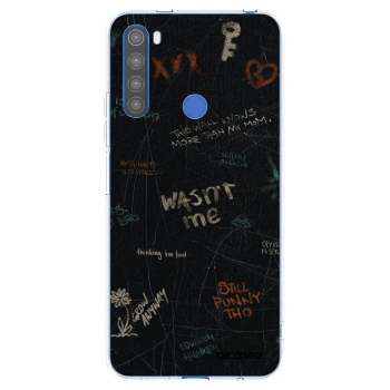 Picasee silikonska prozirna maskica za Xiaomi Redmi Note 8T - CONFESSION